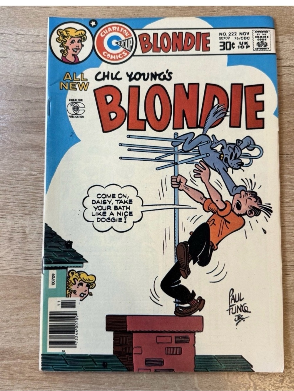 BLONDIE #222 (1976) Charlton Comics VG